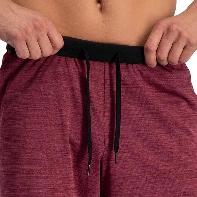 ThreeSixtySixMen sGymShorts Burgundy 3