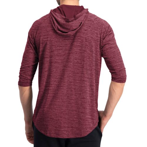 ThreeSixtySixMen sHoodiePullover Maroon 2