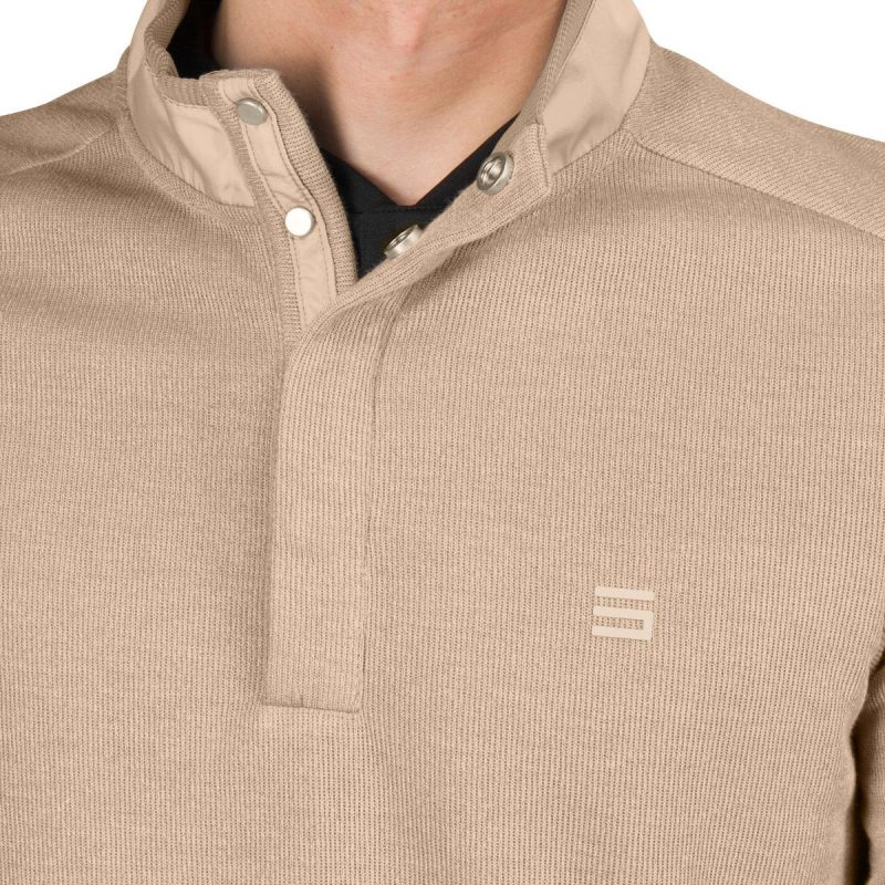 ThreeSixtySixMen sMockNeckSweater Khaki 3