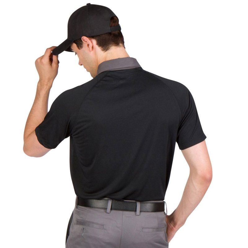 ThreeSixtySixMen sShortSleevePolo Black 2