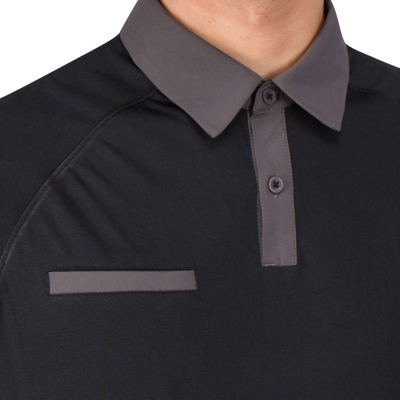 ThreeSixtySixMen sShortSleevePolo Black 3