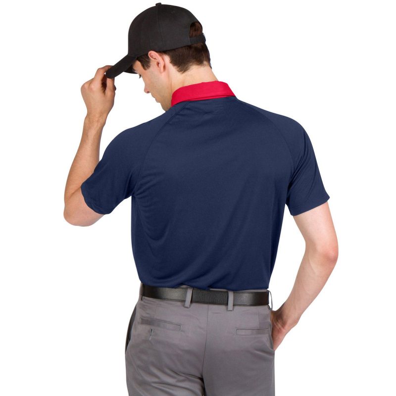 ThreeSixtySixMen sShortSleevePolo DeepNavy 2