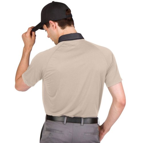 ThreeSixtySixMen sShortSleevePolo Taupe 2