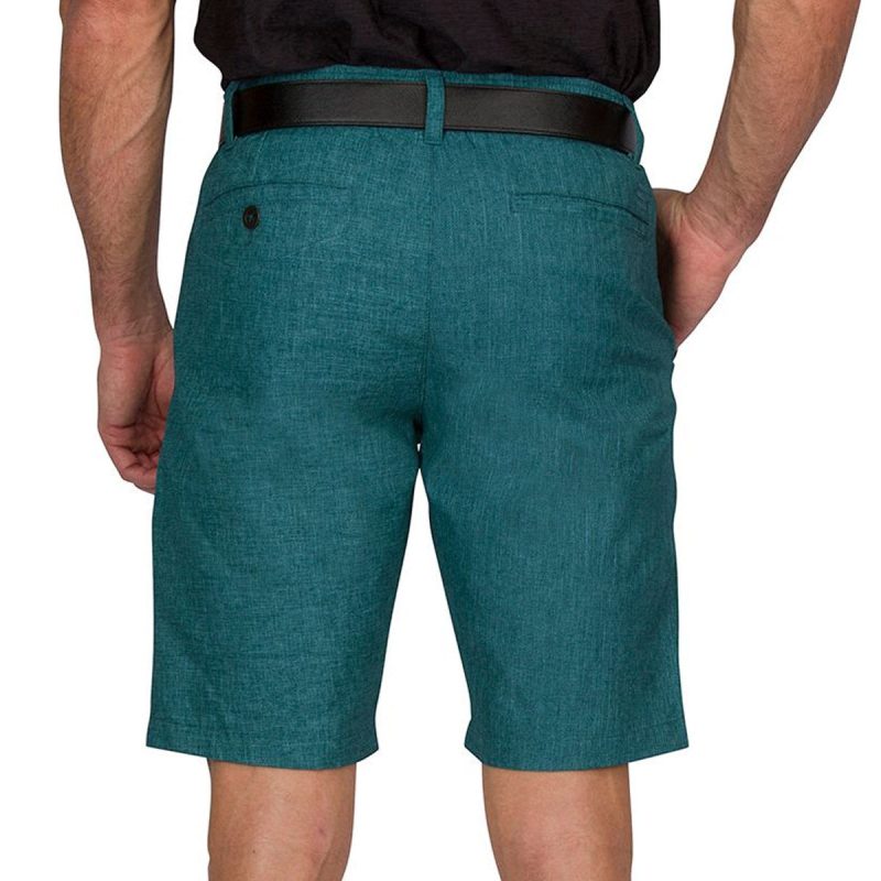 ThreeSixtySixMen sTaperedGolfShorts DeepTeal 2