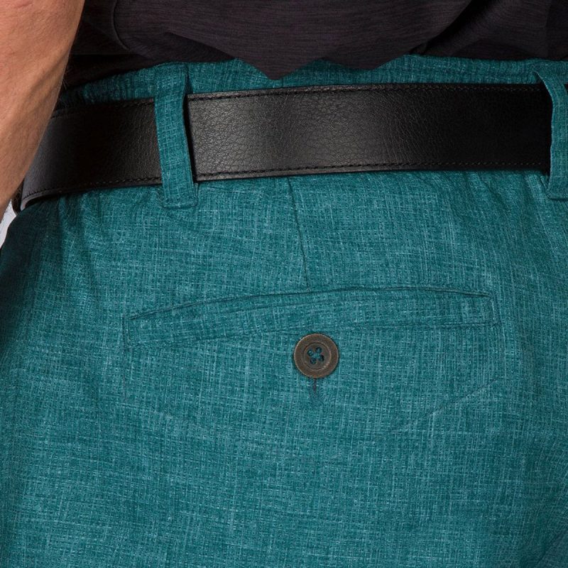 ThreeSixtySixMen sTaperedGolfShorts DeepTeal 3