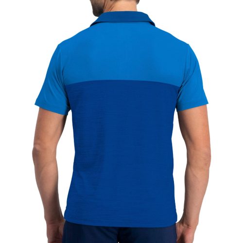 ThreeSixtySixMen sTwoToneHorizonPolo CadetBlue 2