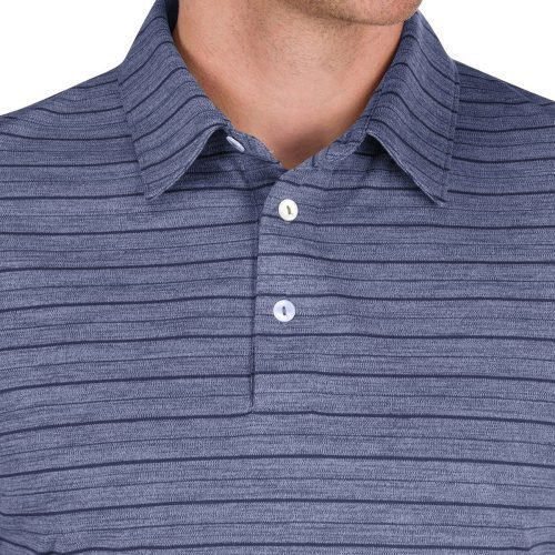 ThreeSixtySixMen sUltraFineStripedPolo DenimNavy 3