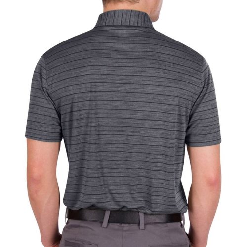 ThreeSixtySixMen sUltraFineStripedPolo OnyxBlack 2