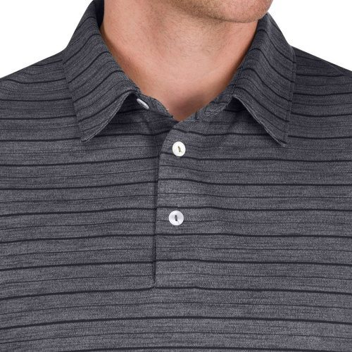 ThreeSixtySixMen sUltraFineStripedPolo OnyxBlack 3