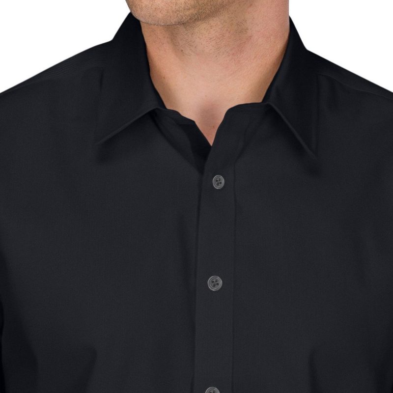 ThreeSixtySixMen sUntuckedLongSleeveShirt PitchBlack 3