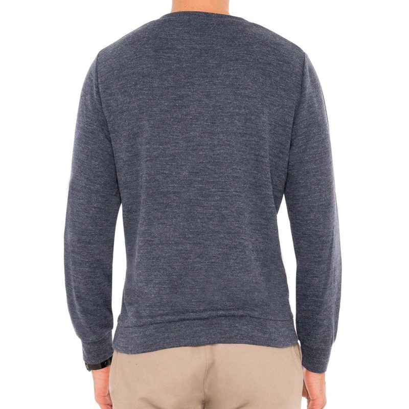 ThreeSixtySixMen sV NeckSweater MedievalBlue 2