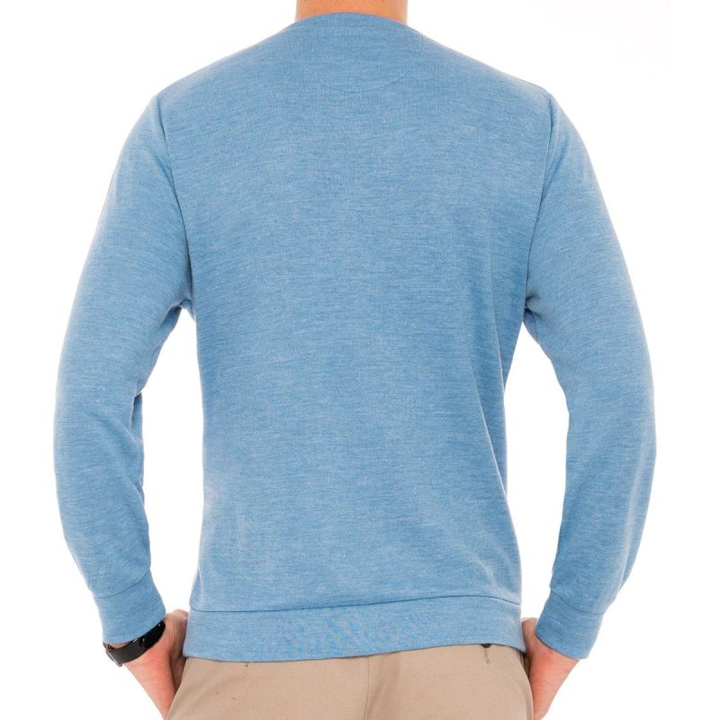 ThreeSixtySixMen sV NeckSweater SlateBlue 2