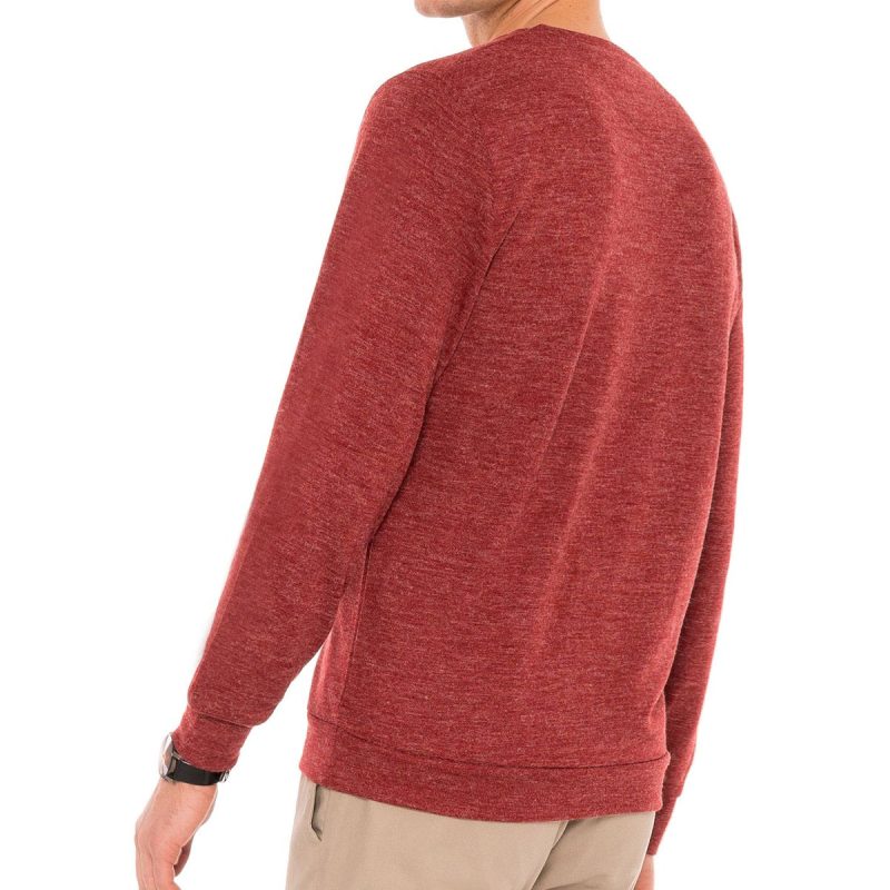 ThreeSixtySixMen sV NeckSweater Wine 2