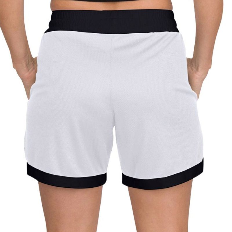 ThreeSixtySixWomen sBasketballShorts DiamondWhiteSolid 2