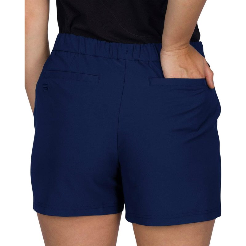 ThreeSixtySixWomen sGolfShorts MarineNavy 2