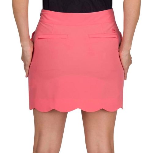 ThreeSixtySixWomen sScallopGolfSkort CoralPink 2