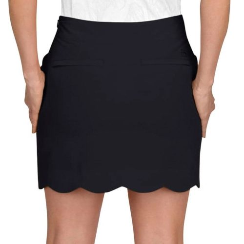 ThreeSixtySixWomen sScallopGolfSkort OnyxBlack 2