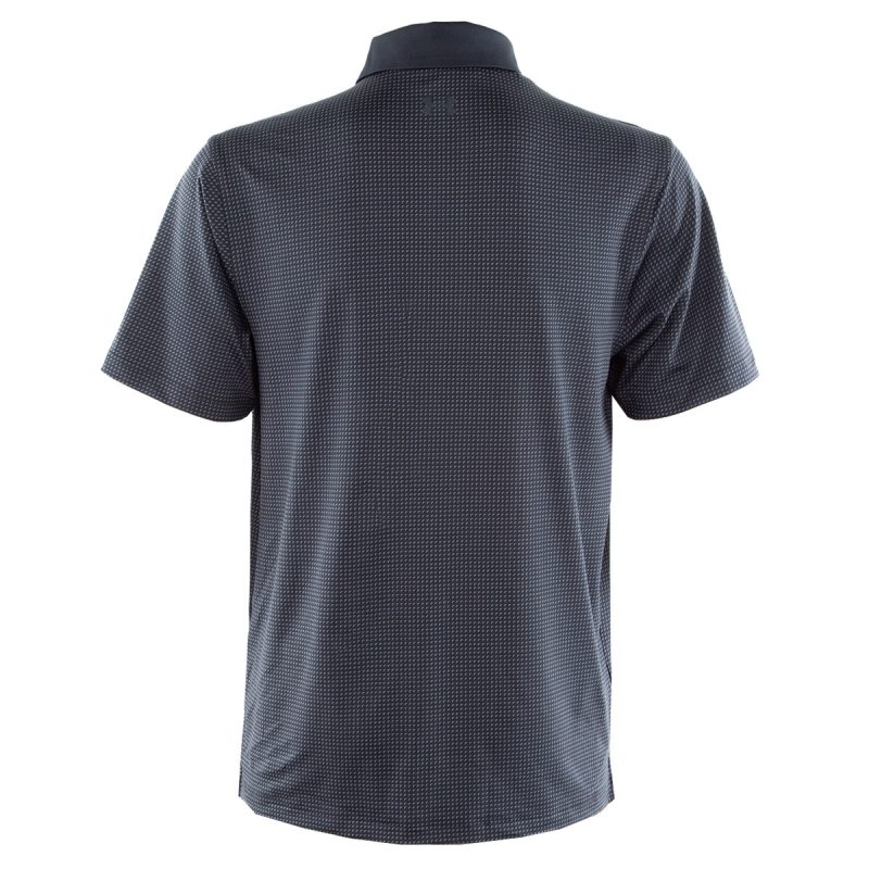 UnderArmourMen sT2GreenHalfMoonPrintPolo Black 2