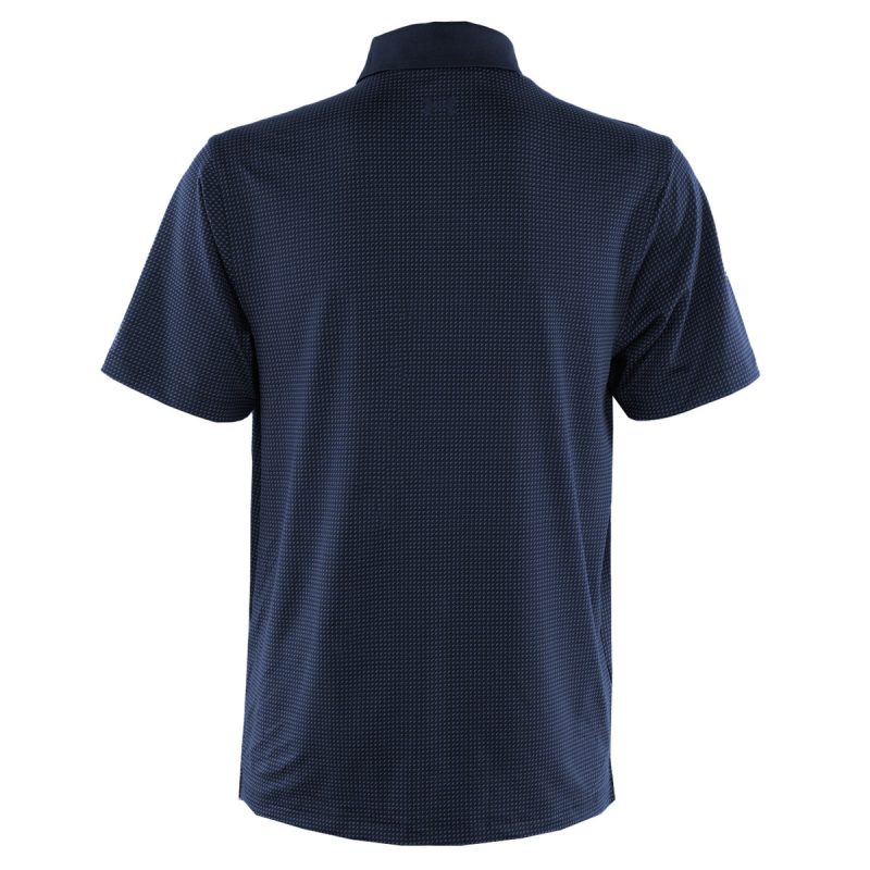 UnderArmourMen sT2GreenHalfMoonPrintPolo Navy 2