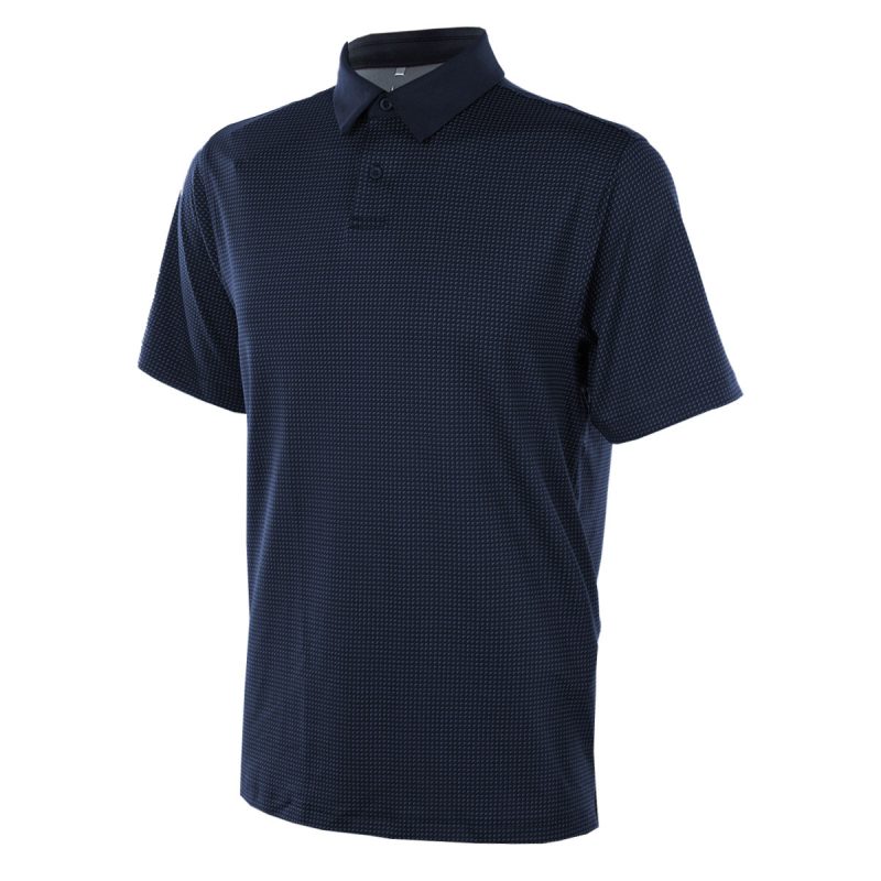 UnderArmourMen sT2GreenHalfMoonPrintPolo Navy 3