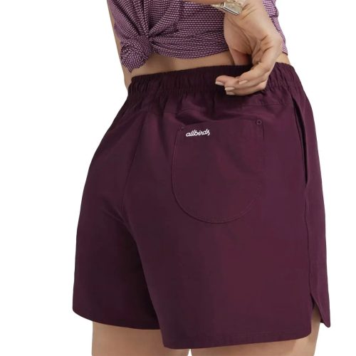 allbirds Women s Natural Run Short Aubergine 4