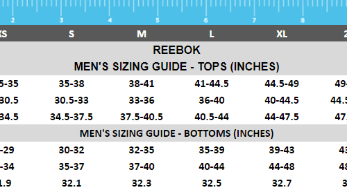 reebok mens