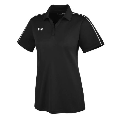 s190511317596par under armour women 27s tech polo black white 2222