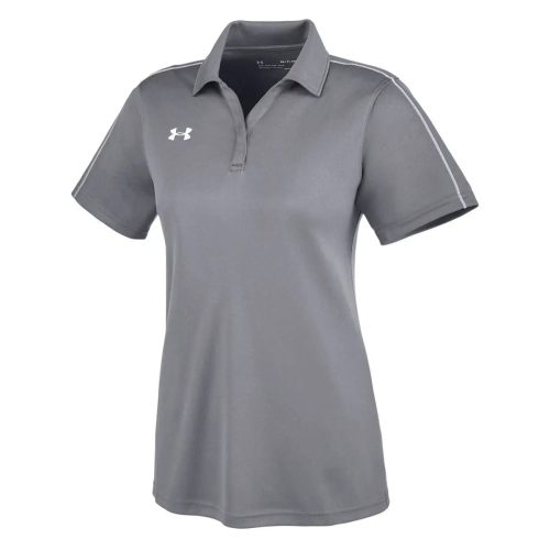 s190511317596par under armour women 27s tech polo graphite white 22222