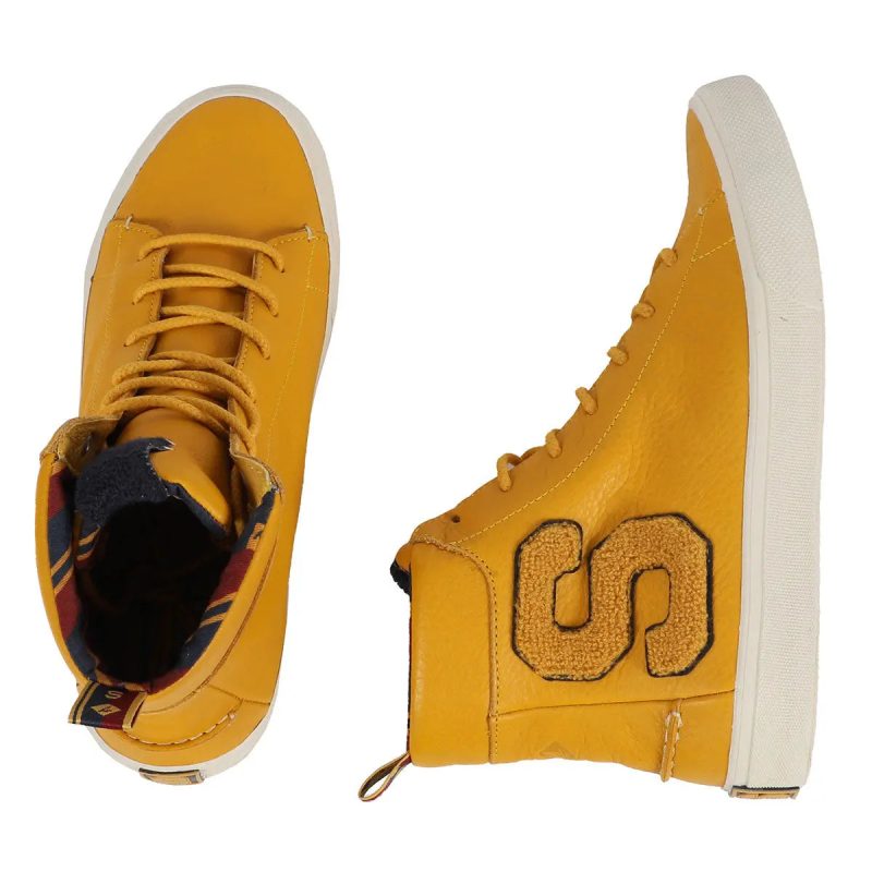 s194713057991par sperry men 27s striper ii high top 85th anniversary shoes yellow 222