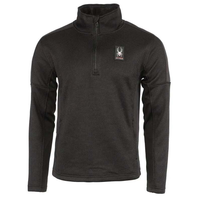 s194753440043par spyder 20men 27s 20mendoza 20half 20zip 20pullover 20black 1