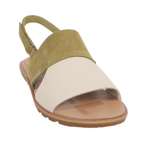 s194894783993par sorel women 27s ella ii slingback sandal olive shade chalk 2