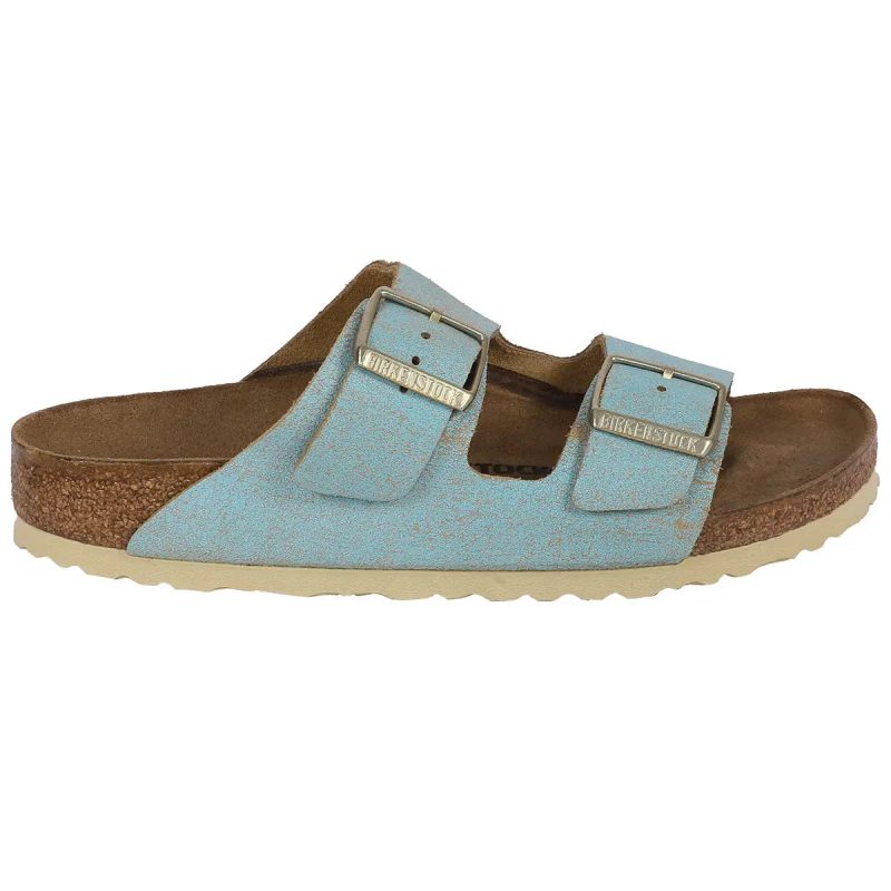 s886454995631par 20 birkenstock 20arizona 20suede 20leather 20sandals 20washed 20metallic 20aqua 4